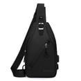 thumbnail image 2 of Kcolen Men's Casual Chest Bag Multifunctional Fashion Wallet Shoulder Pack Lightweight Travel Casual Backpack School Travel Backpack, 2 of 4