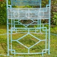 thumbnail image 2 of 10.7ft. Tall Opulent Round Iron Gazebo with Side Walls & Planters in Light Blue "Tsugo", 2 of 6
