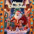 thumbnail image 3 of ToyKingdee Jigsaw Puzzle for Adults Challenging Puzzles for Game Nights Wooden Puzzle Personalized Custom Woodpuzzles for Family Cute Santa Claus Picture Puzzles, 3 of 8