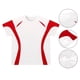 thumbnail image 4 of Ceisia Men's Athletic Short Sleeve T-shirt Color Block Round Neck Fitness Basketball Training Sport Tee Tops Red XXXL Gifts, 4 of 8