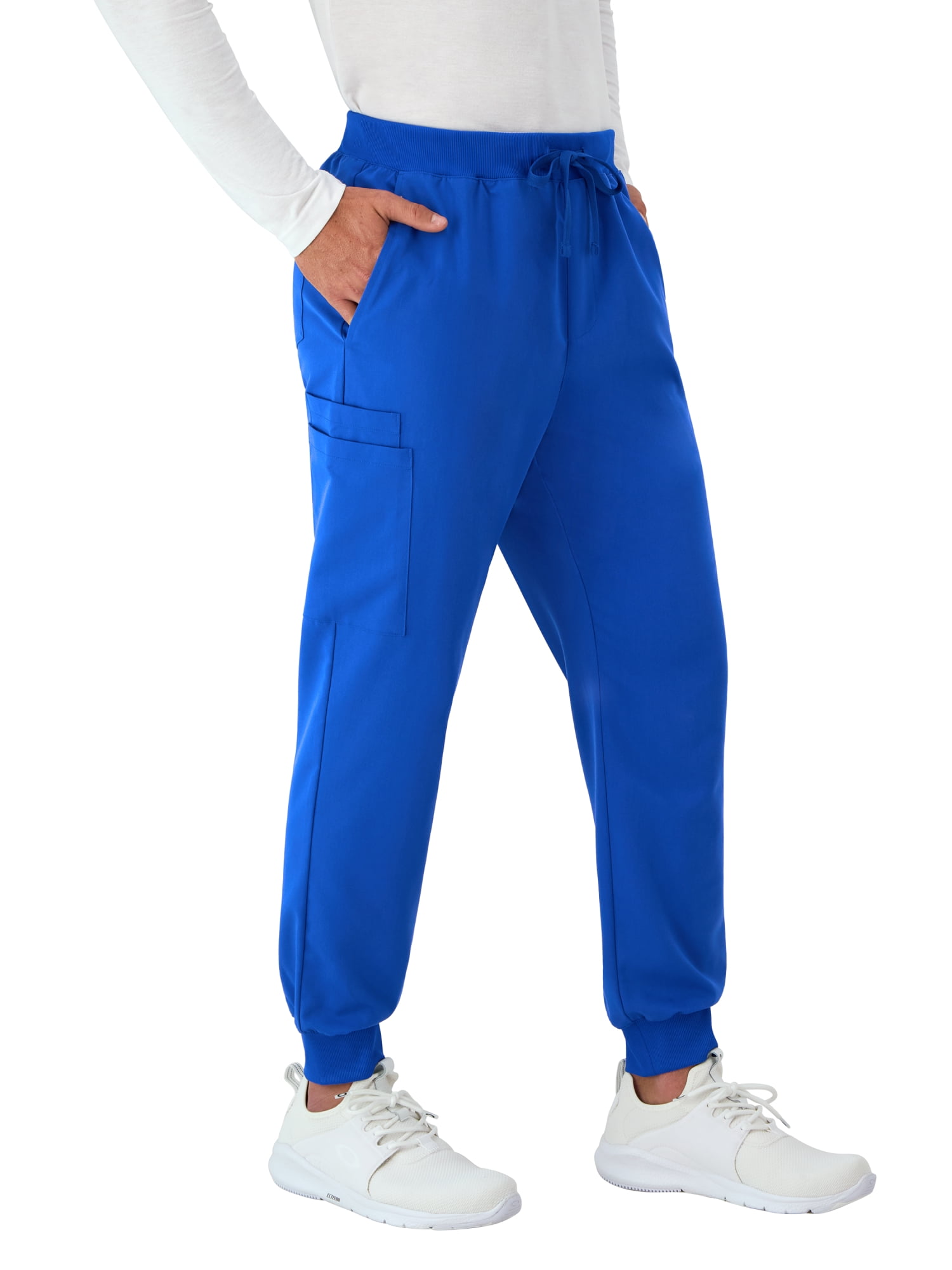 Hanes Mens Hanes Men's Scrubs Drawstring Jogger Scrub Pants, Comfort Fit, Sizes S-3XL