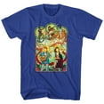 thumbnail image 1 of Bill and Ted Stained Glass Royal Adult T-Shirt, 1 of 1