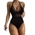 thumbnail image 1 of Traje de baño de una pieza para mujer, conjuntos de bikini para mujer, trajes de baño con tirantes en la espalda, trajes de baño de tallas grandes, tankinis, trajes de baño para mujer, 1 of 9