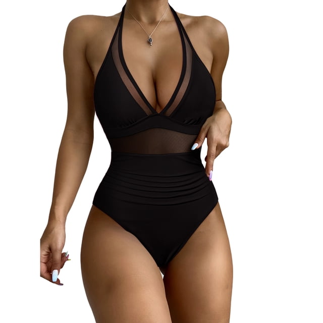 Traje de baño de una pieza para mujer, conjuntos de bikini para mujer, trajes de baño con tirantes en la espalda, trajes de baño de tallas grandes, tankinis, trajes de baño para mujer