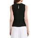 thumbnail image 3 of INSPIRAR CHIC Blusa sin mangas de verano para mujeres, blusas de tanque casuales para trabajo y oficina, con cuentas, color negro, 3 of 5