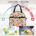 thumbnail image 5 of Goofa Color Donut Pattern Lunch Bag ,Insulated Lunch Box, Small Leakproof Cooler Food Lunch Containers Reusable High Capacity Lunch Tote Bags, 5 of 8