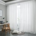 thumbnail image 1 of Sheer Curtains Versatile Thick Polyester Sheer Voile Window Treatment Curtain for Home, 1 of 1