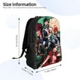 thumbnail image 4 of My Hero Academia Backpack Bookbag Casual Daypack Travel Backpacks for Work Hiking Camping, 4 of 6