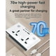 thumbnail image 3 of Enchufe Inteligente con Cargador Rápido, WiFi y Bluetooth, 2 Enchufes y Puerto de Carga USB, Interruptores., 3 of 10