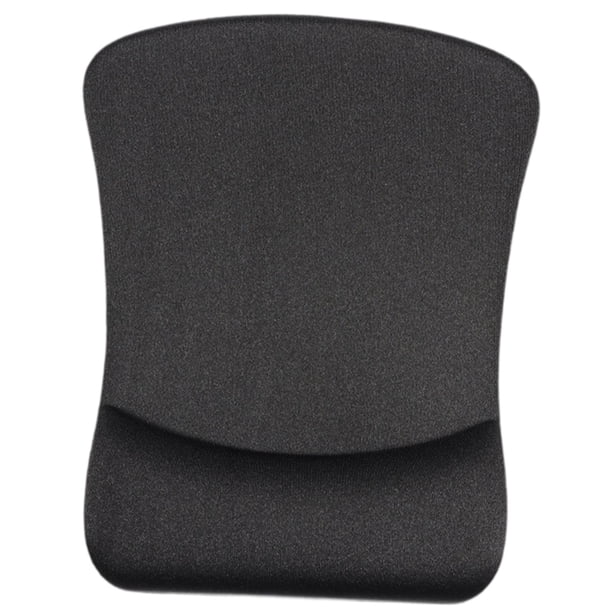 Alfombrilla de ratón para ordenador con reposamuñecas, alfombrilla de ratón de escritorio ergonómica antideslizante para el hogar y la oficina Negro