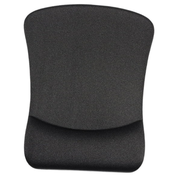 Alfombrilla de ratón para ordenador, cómoda alfombrilla de ratón de escritorio, alfombrilla de ratón portátil con reposamuñecas para el hogar, la Negro