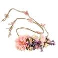 thumbnail image 2 of Diadema de flores Soledad Guirnalda de flores Rosado, 2 of 10