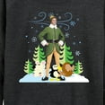 thumbnail image 3 of ELF - Buddy And Arctic Puppets - Women's Lightweight French Terry Long Sleeve Shirt, 3 of 5