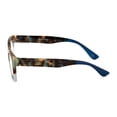thumbnail image 3 of V.W.E. Women Bold Square Progressive Reading Glasses - Clear on Top Reader - AR coating Z123 +3.00, 3 of 4
