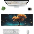 thumbnail image 3 of Tree Sky Mouse Pad Large Extended Desk Mousepad Mat XL Non-Slip 31.5 X 11.8 in Long Keyboard Pads Base Stitched Edge for Home Gaming Office Work, 3 of 6