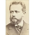 thumbnail image 1 of 24"x36" Gallery Poster, Pyotr Ilyich Tchaikovsky, head-and-shoulders portrait, facing slightly left, between 1880 and 1886, 1 of 1