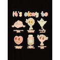 thumbnail image 2 of Women's Inspirational Quote Graphic T-Shirt - Casual Polyester Blend Crew Neck Tee with Medium Stretch - It's Okay To Slogan Printed Short Sleeve Shirt for All Seasons, 2 of 6