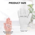 thumbnail image 3 of Uxcell Microfiber Dusting Glove for Plant, 7x10 cm/2.8x3.9 Inch Reusable Leaf Cleaning Mitten for Plants/House [White], 3 of 7