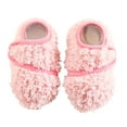 thumbnail image 2 of Gustave Toddler Slippers for Boys Girls Non-Slip Fleece Lined House Shoes Unisex Kids Winter Warm Fuzzy Slip on Socks Slippers Walking Shoes for Indoor Outdoor - Pink, XS, 2 of 7