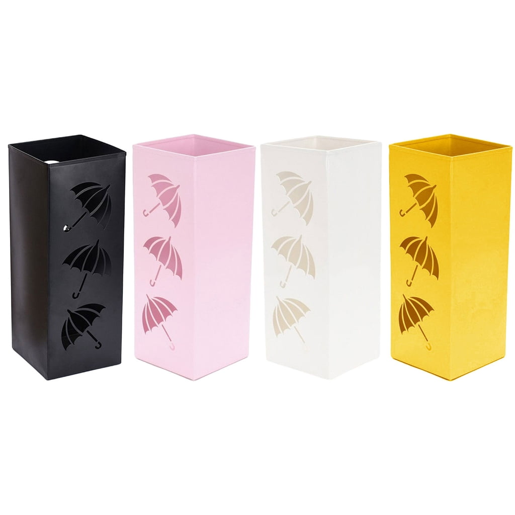 CIYISON Metal Umbrella Holder Standing Umbrella Stand Rack Decorative Umbrella Holder Bin Multipurposes Walking Stick Holder