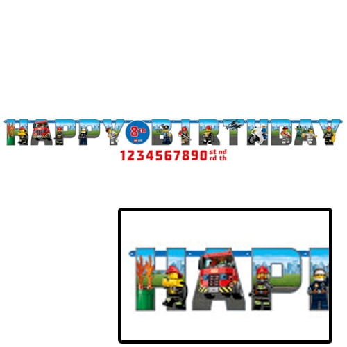 LEGO City Jumbo Letter Banner Kit 1ct Walmart Walmart