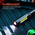 thumbnail image 6 of NEBO Franklin Taskbar 500 Lumen COB Work Light and Flashlight with 7 Light Modes, Great for Emergencies and Signaling, Grey, 6 of 11