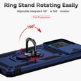 thumbnail image 2 of Estuche GANGXUN para Samsung Galaxy A12, soporte giratorio 360°, estilo mecánico y magnético, 2 of 5