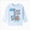 Light Blue, variant on WXFAZCVU Toddler Boys Long Sleeve Dinosaur Shirts Kid Cute Graphic T-Shirt Everyday Wear Size 3 Years