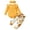 Yellow, variant on Enyan Baby Girl Clothes Newborn Infant Outfits Ruffle Romper Floral Pants Cute Headband Sets for Girls(Size 12-18 Months)