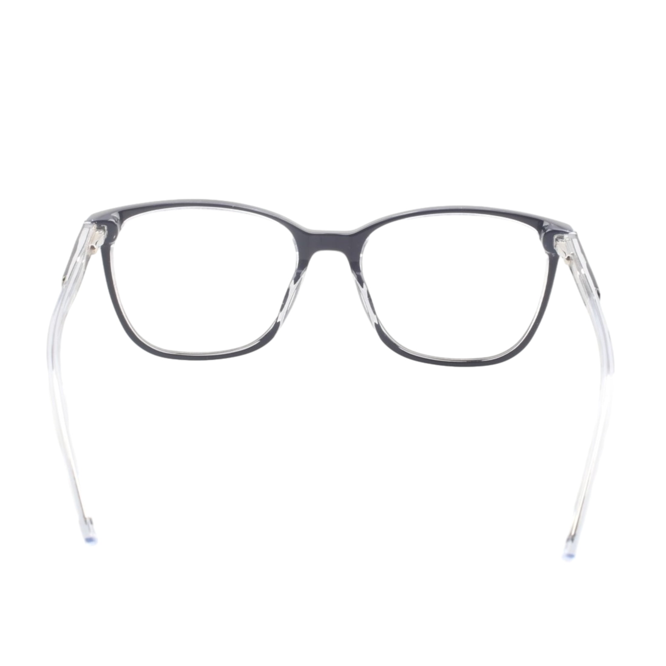 Womens Heather Rx'ble Eyeglasses with Case, Black Crystal