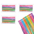 thumbnail image 3 of Cortina de papel de aluminio con diseño de arcoíris para fiestas, para celebraciones coloridas, fácil de decorar con un tema mexicano brillante y decorativo, 3 piezas, 3 of 7