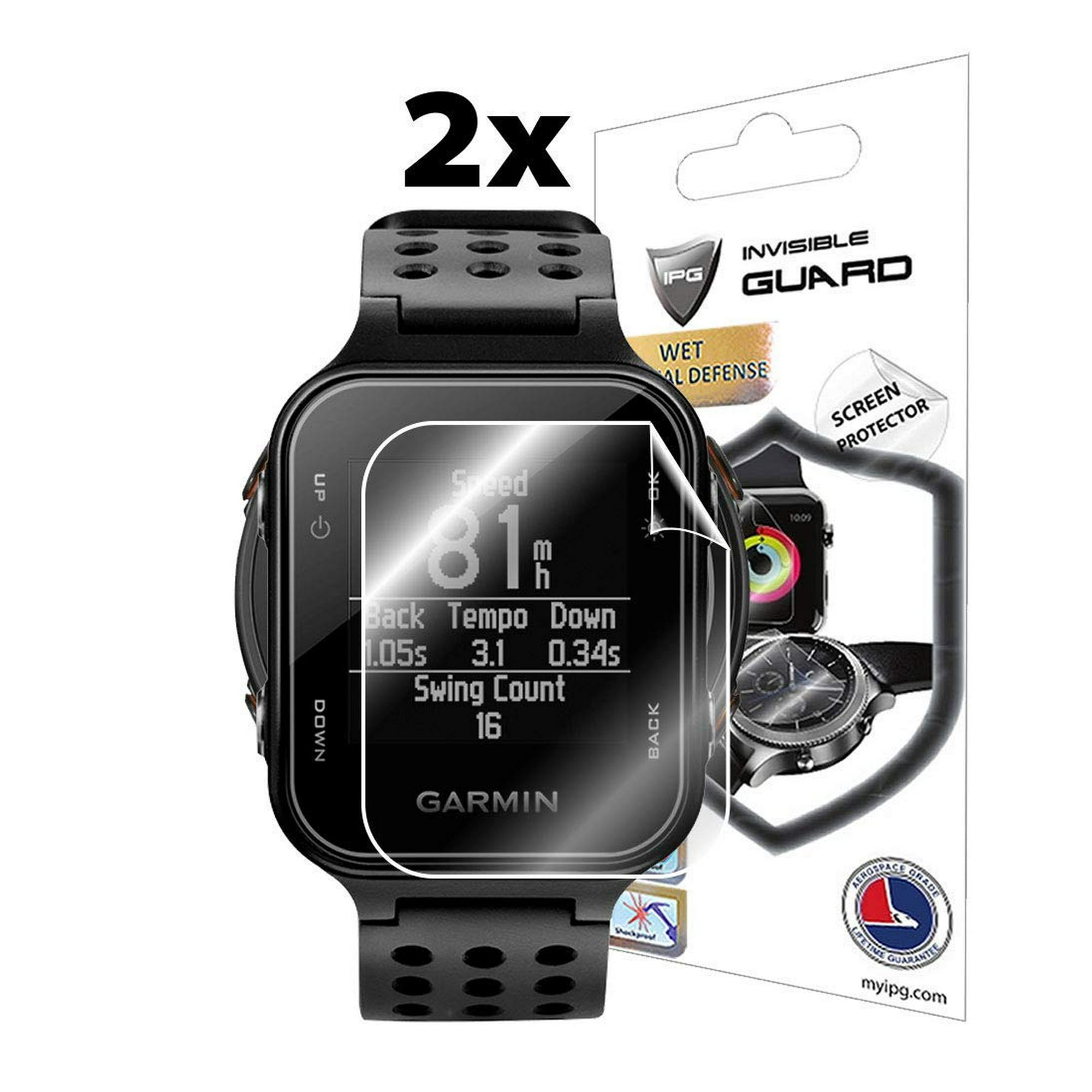 for Garmin Approach S20 Golf Watch 2X Smartwatch Screen Protector Invisible Ultra HD Clear Film Anti Scratch Skin Guard Smooth Self Healing