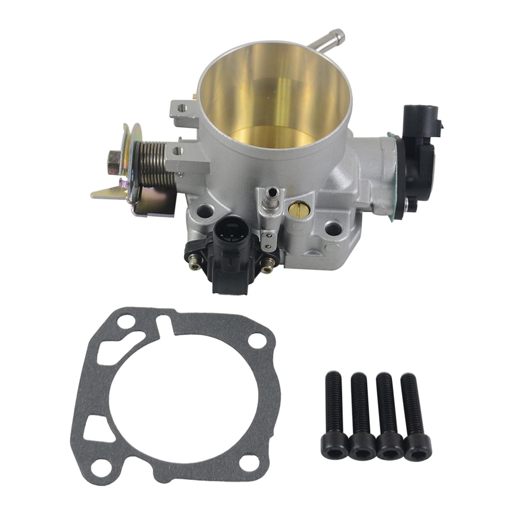 Mustrod 309-05-1050 70mm Alpha Series Throttle Body Skunk 2 with TPS and MAP Sensor for 1988-2005 B/D/F/H Series Acura Integra Engine M/T 309051050