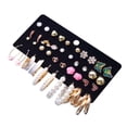 thumbnail image 5 of Kit de 20 pares de pendientes de moda para mujer., 5 of 5
