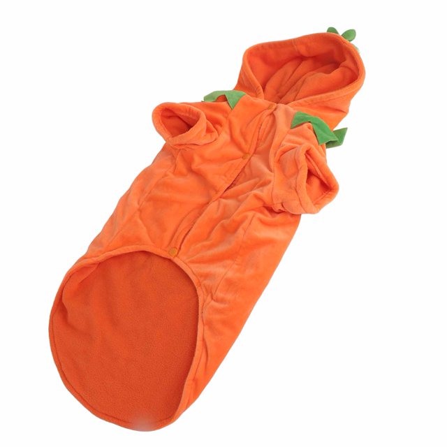 Ropa para Perros de Calabaza de Halloween, Disfraz Cálido y, Ropa de Invierno para Perros, Otoño