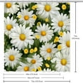 thumbnail image 6 of Little Daisy Waterproof Shower Curtain Set with Hook, Printed Design for Bathroom Decoration - Shower Curtain Sets, 6 of 6