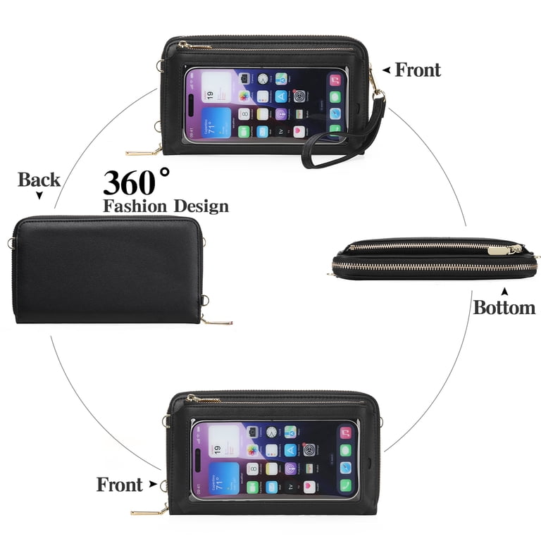 GOIACII Phone Purse Crossbody Wallet, RFID Blocking photo 2