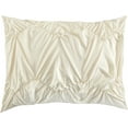 thumbnail image 6 of Lanco Pintuck Embellished 7 Piece Comforter Set White, Bed Size California King, 100% Polyester Fill, 6 of 6