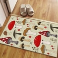 thumbnail image 5 of Printed Rug, Printed Rug, Thick Rug, Salon Decor Rug, Anti-Slip Carpet, Mushroom Rug, Red Rug, Modern Rug, Office Rug, Dining Room Rug, 5.2'x7.5' - 160x230 cm, 5 of 8