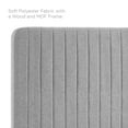 thumbnail image 6 of Modway Milenna Channel Tufted Upholstered Fabric Full/Queen Headboard in Light Gray, 6 of 10