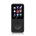 thumbnail image 1 of Reproductor de MP3 portátil Grabador de audio Compatible con Bluetooth 5 0 Altavoz de música de video recargable Micrófono incorporado Negro 64GNegrosin Tarjeta Deng Xun unisex, 1 of 2