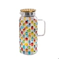 thumbnail image 1 of Large Capacity Borosilicate Glass Water Pitcher with Lid, Multi-Purpose Cold Brew Iced Tea & Juice Dispenser for Fridge Home, 1 of 6