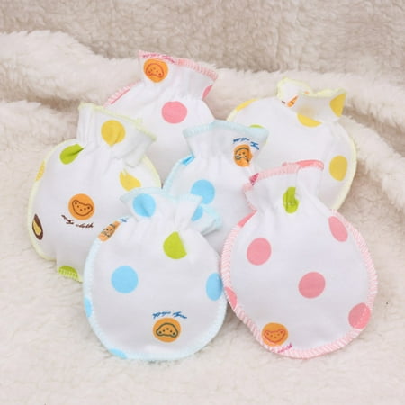 

MyBeauty Baby Glove Adjustable Breathable Portable Anti-eat Anti Scratching Infant Mitten Baby Supplies Yellow Random Pattern