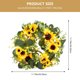 thumbnail image 5 of FUTUREORYY 1Ud Guirnalda De Girasol Artificial Con Para De Y Hogar, 5 of 6
