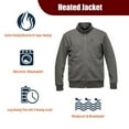 thumbnail image 4 of SAVIOR HEAT Men's Heated Fleece Jacket Casual Winter Zip Up Sweatshirts with Rechargeable Battery Pack,Size S to 2XL, 4 of 8