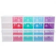 thumbnail image 5 of ChicHomey Plastic Shoe Container 20pcs Foldable Sneaker Shoes Box Organizer Stackable, 5 of 7