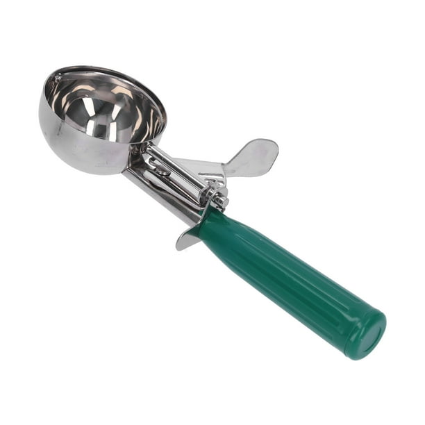 Zyyini Stainless Steel Melon Baller Portable Ice Cream Scoop with Plastic Handle Ice Cream Spoon for Home Kitchen Restaurant Melon Baller