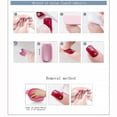 thumbnail image 4 of French Fake Nail Heart Pattern Artificial Nails Red Acrylic Nails Medium Fake Nail 24Pcs, 4 of 7