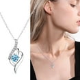 thumbnail image 2 of Necklaces for Womennecklaces & Pendants Gift Friendship Thank You Gifts for Women Best Friend Friendship Bracelet Necklaces Jewellery Birthday Christmas Valentine's Day Gifts (Blue ), 2 of 6