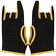 thumbnail image 1 of 1 Pair of Silicone Anti-slip Bowling Gloves Professional Elastic Breathable Sports Gloves - Size L/XL (Yellow), 1 of 3